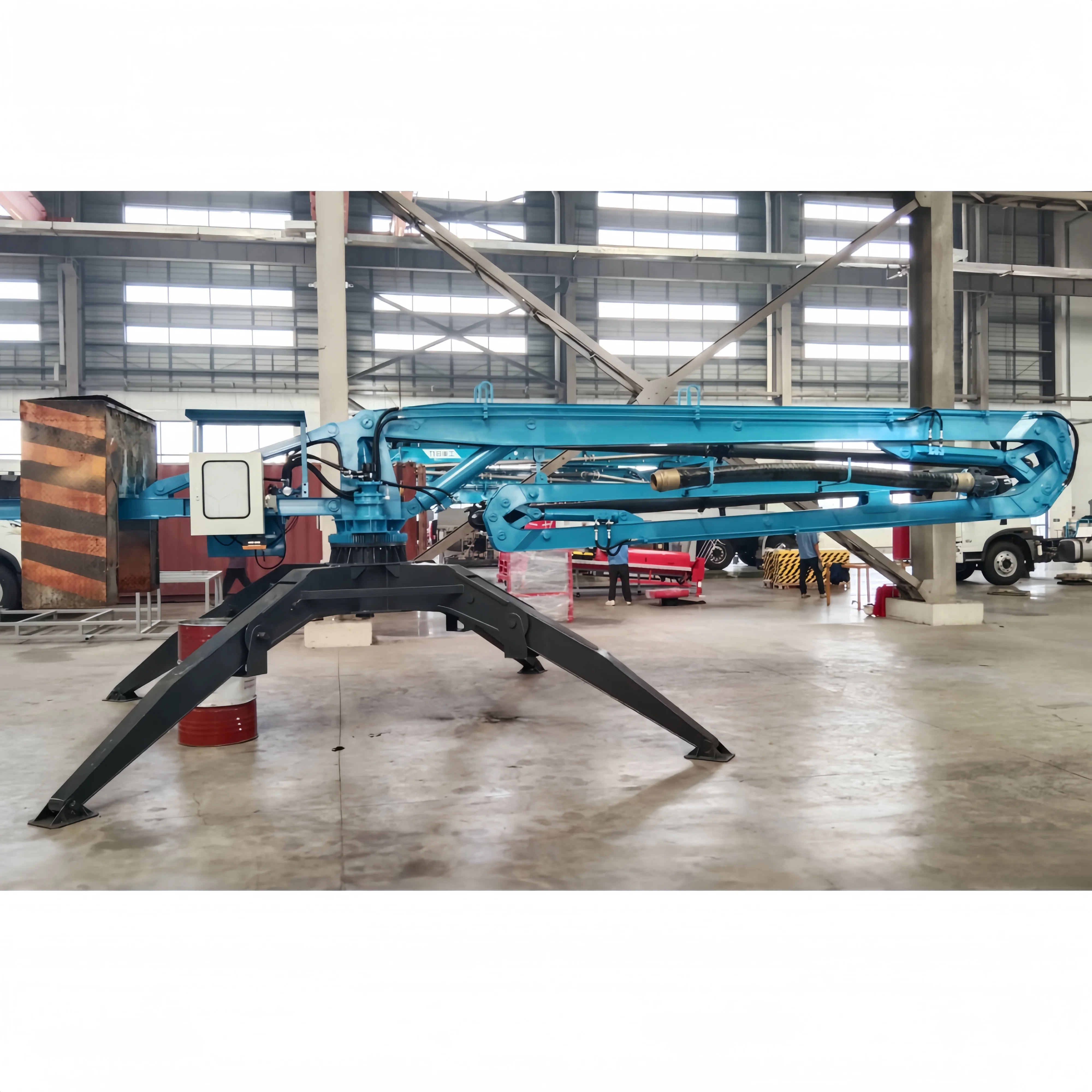 China JIUHE new product 15m 17m 18m hydraulic concrete distributor mobile concrete place boom