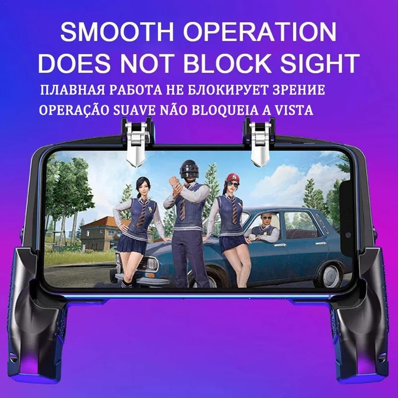 K21 For Pubg Controller For Mobile Game Shooter Trigger Fire Button For Ios Android Phone Gamepad Joystick PUGB Helper Holder