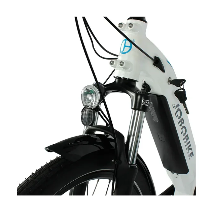 European Warehouse 36V14Ah 250W White Lady Electric Bike with Central Motor and Integrated Sensor Drop Shipping for Women
