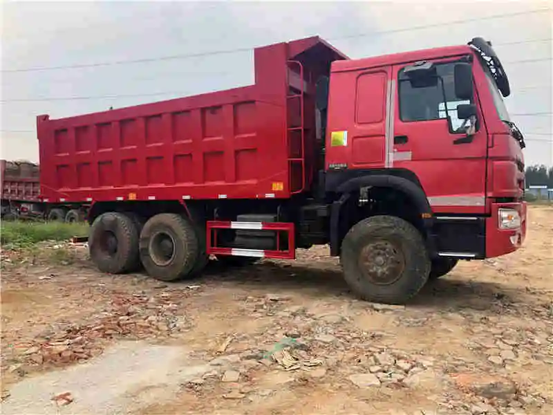 Sinotruk Howo 8x4 12 Tires Sand Transport Used Dump Tipper Truck For Sale