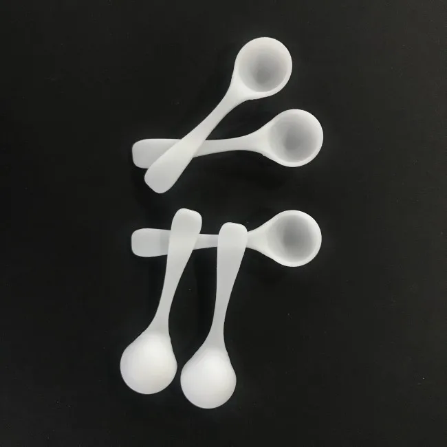 Plastic clear spoons scoops 0.5g 0.5ml 1g 1ml mini measuring spoons