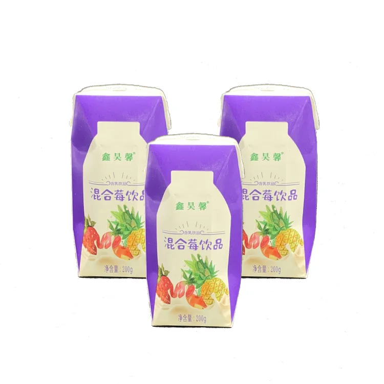 
Factory Direct Sale Milk Drink Fresh Milk Flavor Fruit Juice Milk 