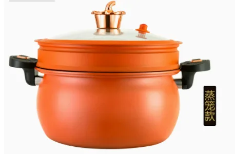 2022 Hot Trends Vacuum Stew Soup & Stock Pots With Lid Lock Stainless Steel Low Pressure Cooker