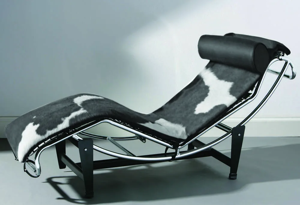  Современная классическая домашняя мебель для гостиной итальянская дизайнерская шезлонг из натуральной кожи пони