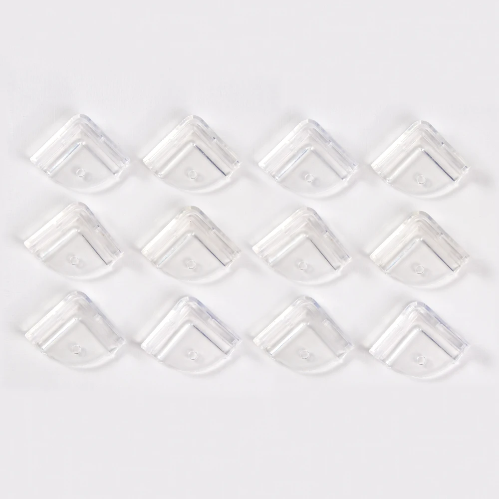 Transparent Safety Rubber Anti-collision Angle Protect Baby Kids Toddler Clear Plastic Table Corner Protector