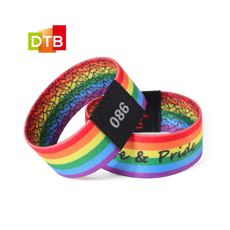 DTB Disposable Festival Access Control rfid Fabric Wristband