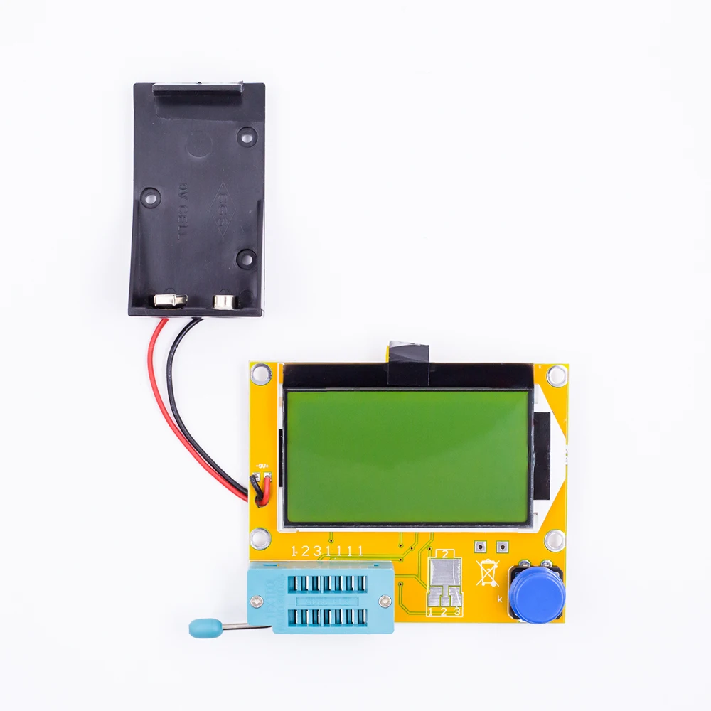 Battery box transistor tester LCR-T4 graphic resistor capacitor ESR Transistor Tester