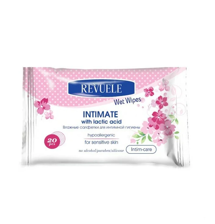 Wholesale Women Cleaning Wipes Biodegradable Natural Feminine Intimate Wipes