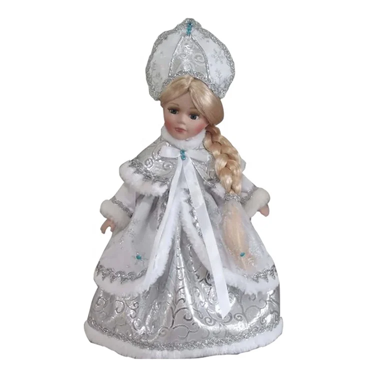 Home Decoration Gift Plastic Toy Doll Plush Toy Russian Princess Decoration