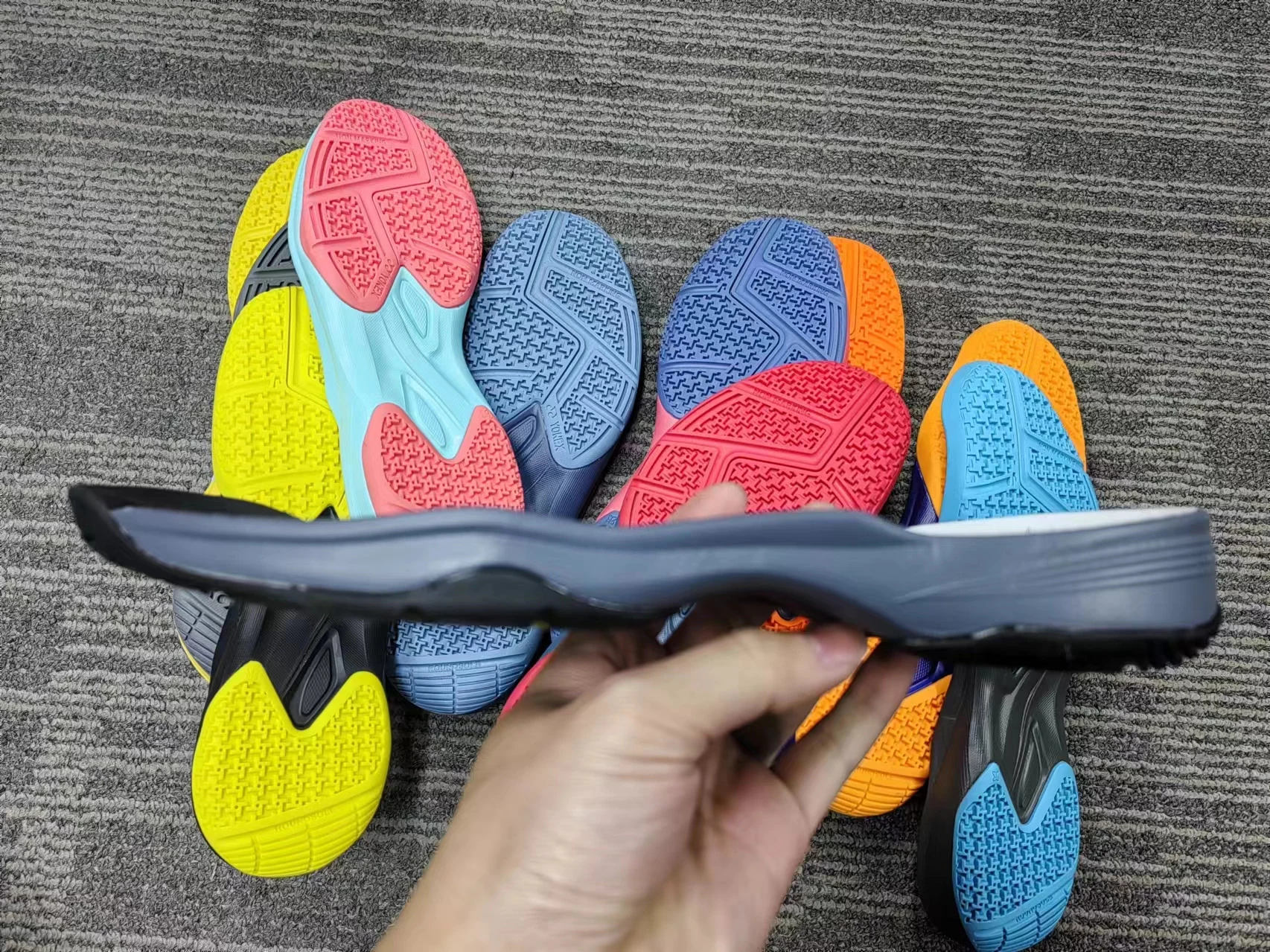 Wholesale Soft Sneaker Sole Badminton table tennis Shoe Sole MD RB Outsole