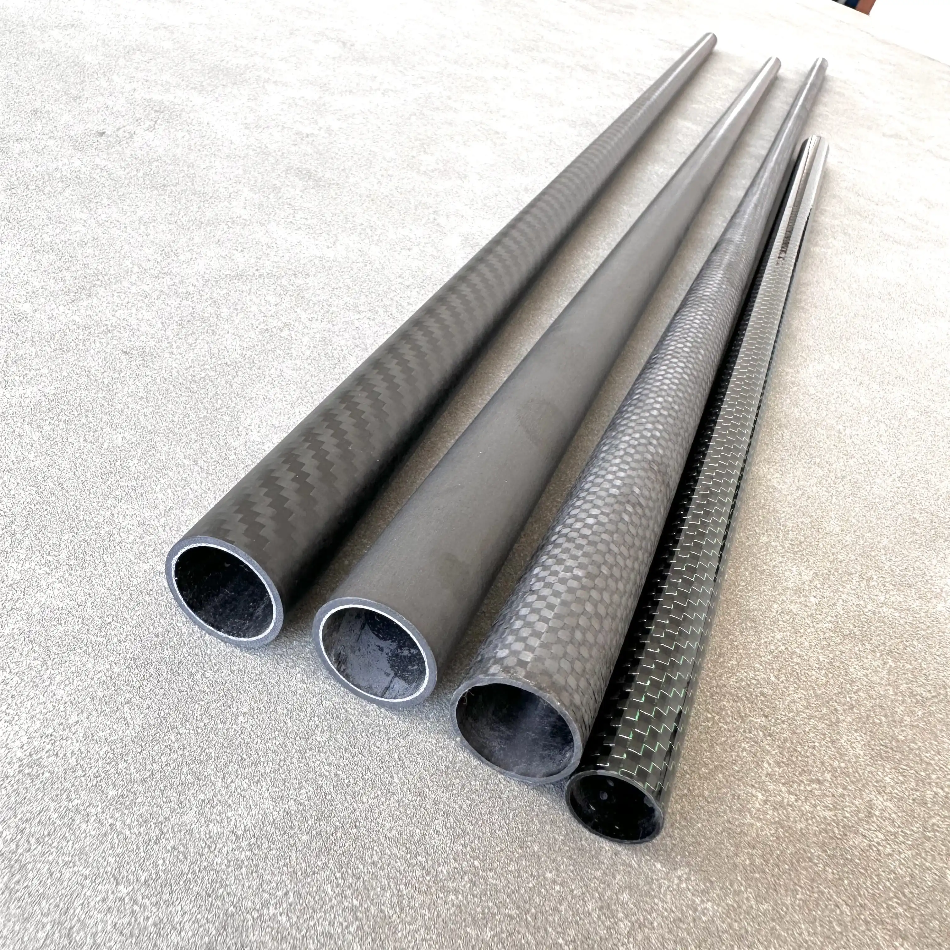 Professional billiard cues 3K Carbon fiber tube 13mm15mm conical pool cue shaft