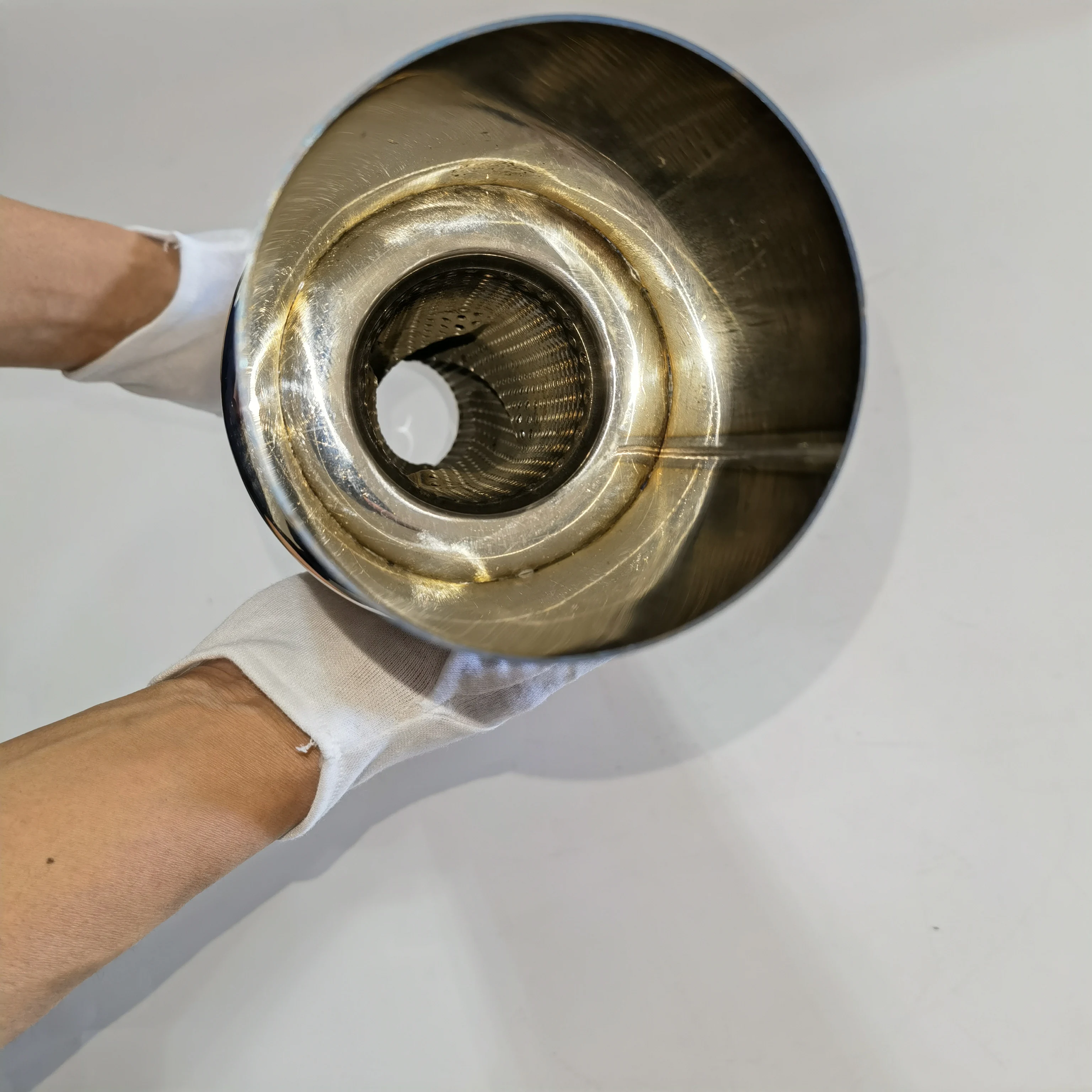 114mm Car stainless steel modified blue plated scroll hilux exhaust pipe ford ranger exhaust pipes muffler car