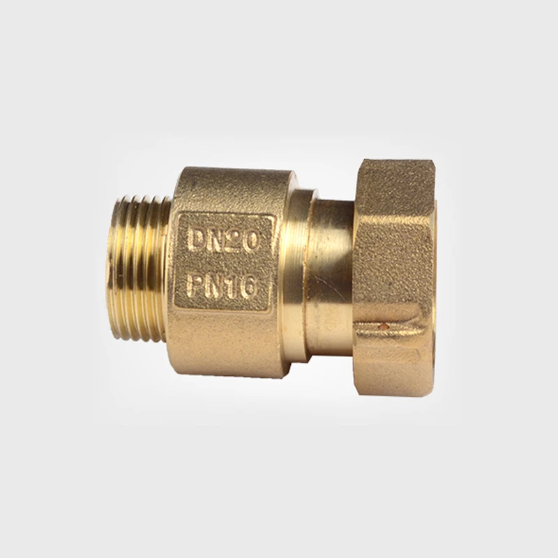 Brass water meter check valve