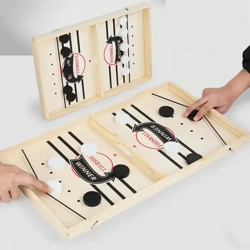 Foosball Winner Games Table Hockey Game Catapult Chess Parent-child Interactive Fast Sling Puck Board Game Toys For Children