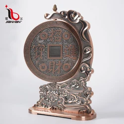 New Design Coin Shape Aluminum Ornaments For Home Decor