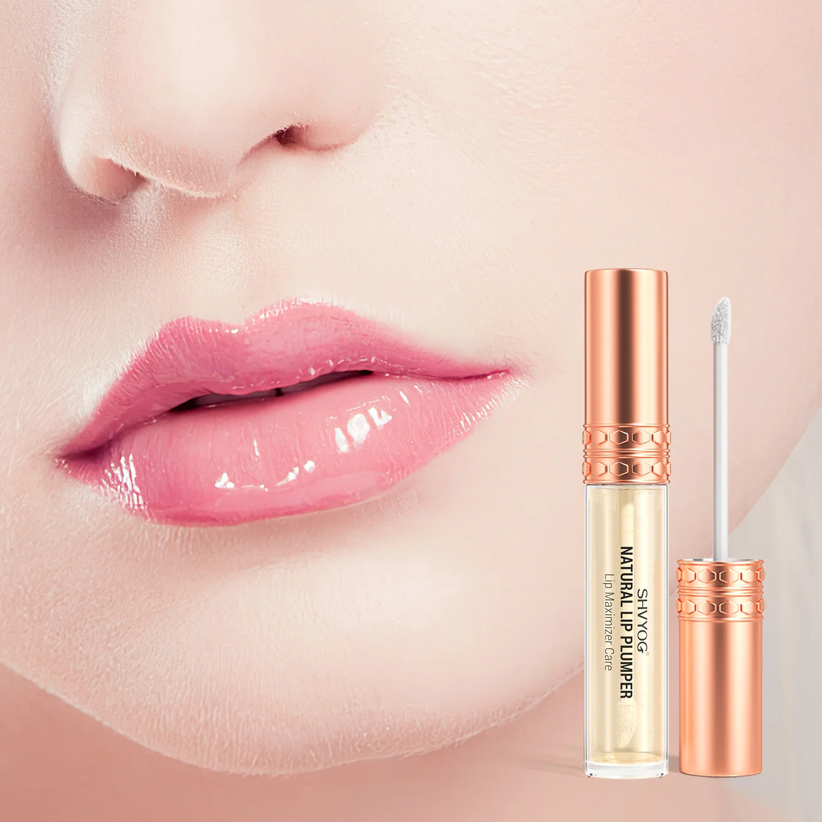 Low Moq Private Label Lipgloss Plumping Plant Plumper Lip Oil Gloss Lip Care Serum Moisturizing & Hydrated Sexy Lips