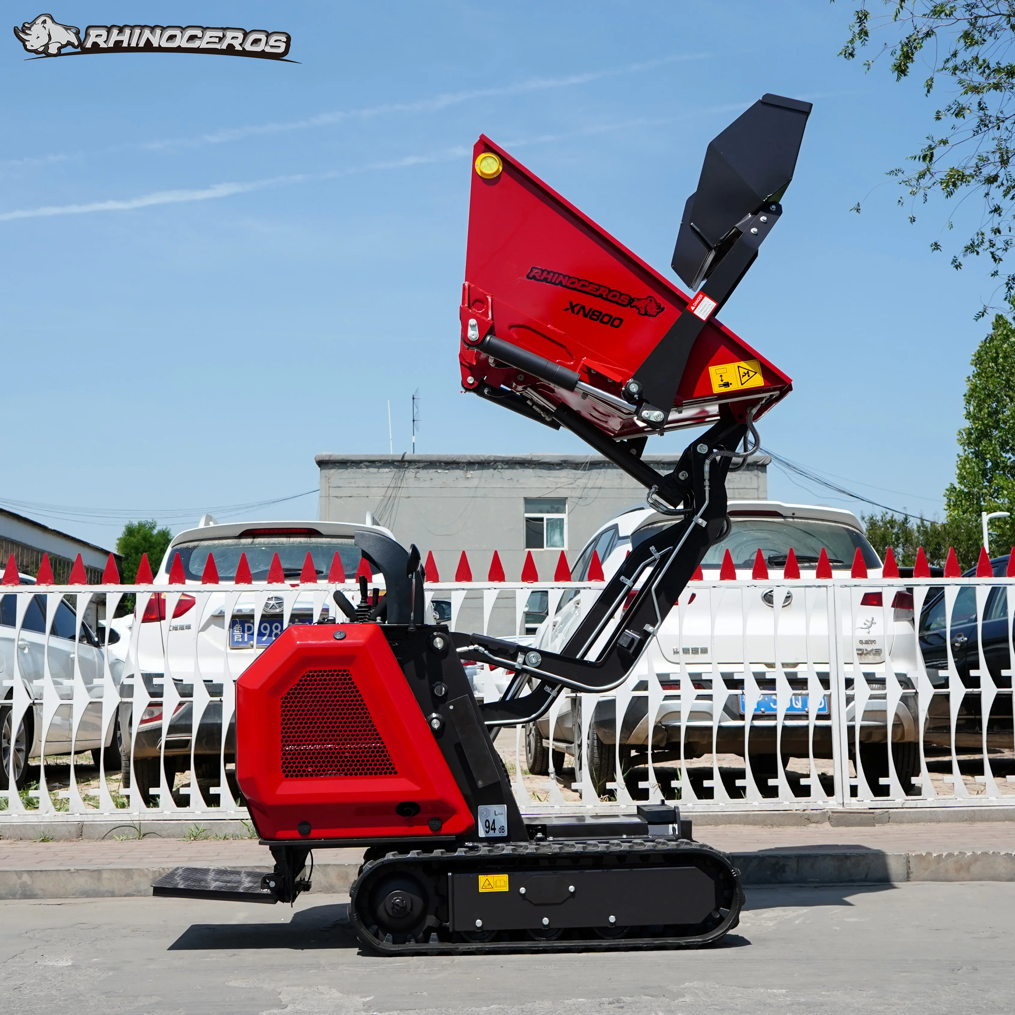 Free shipping Mini Crawler Dumper Multifunctional Tracked MINI Dumper 800KG mini transporter Dump Truck For Construction