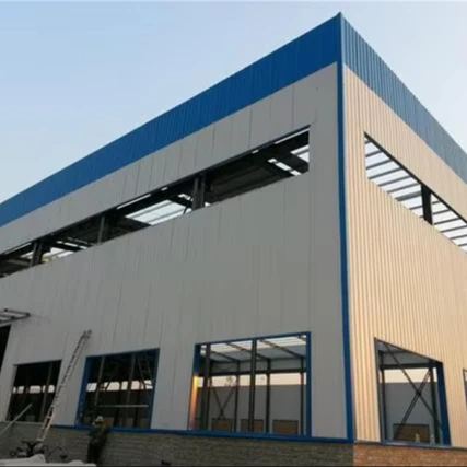 Portal Frame Metal Building Industrial Steel Structure Workshop Warehouse for Sale from Qingdao China