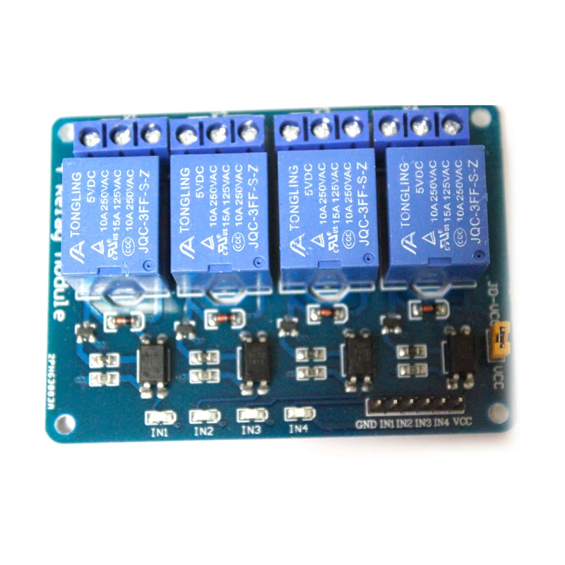 5V 4-Channel Relay Module Shield ARM PIC AVR DSP Electronic 5V 4 Channel Relay.4 road 5V Relay Module  module