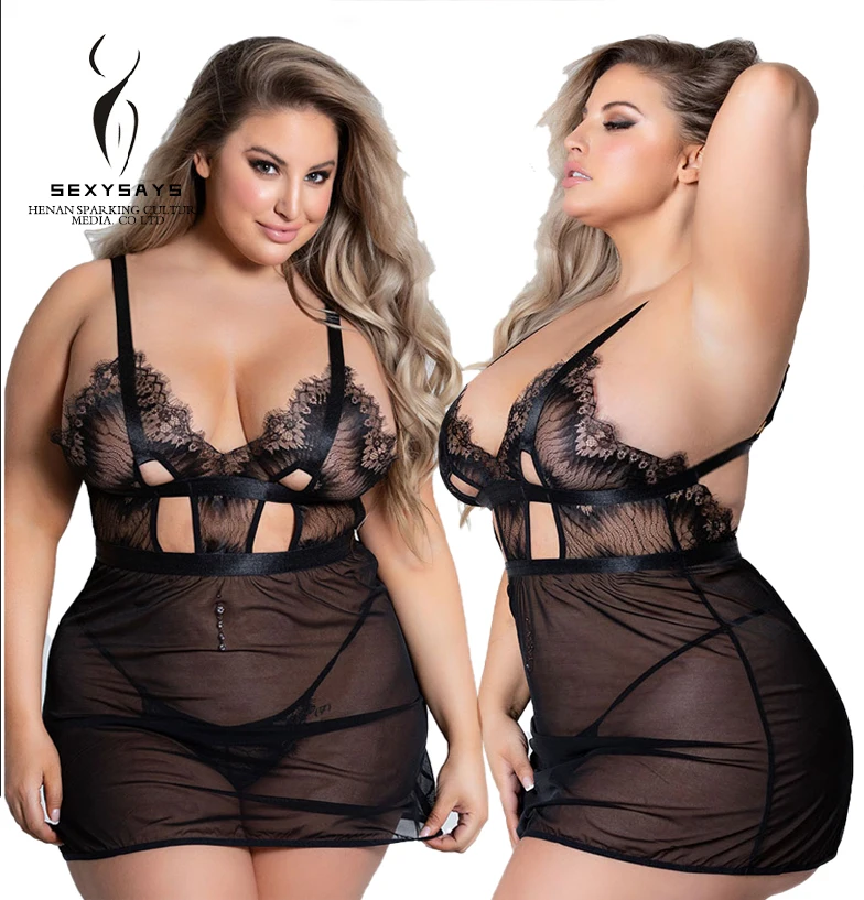 factory stock sexy sleepwear  wholesale romantic plus size sexy lingerie  sexy female fat lenc hollow out lingerie sexy tong