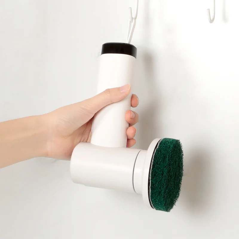 Household Handheld Electric Cleaning Brush 1200mAh High Rotate Speed Kitchen Dishes Pots USB Rechargeable Cleaning Brush