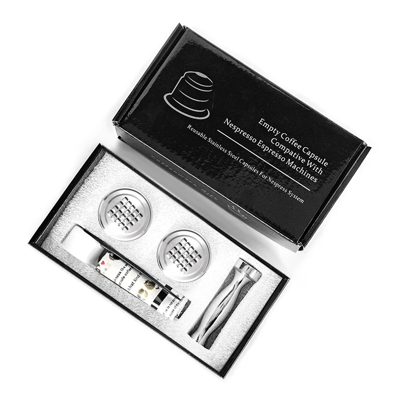 Sample Available Wholesale Express Coffee Makers For Nespresso Vertuo Refill Seal Rechargeable Cafeteira Pod For Nespresso