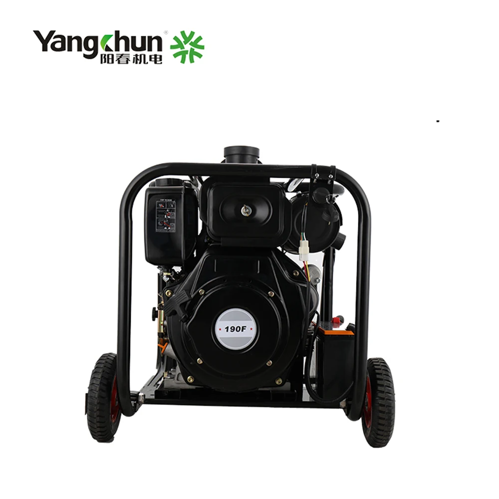 Fuel Saving 6 inch Closed Impeller Self Priming Diesel Engine Water Pump
