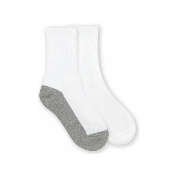 RL-A619 children kids 100% cotton white school boy plain socks for kids