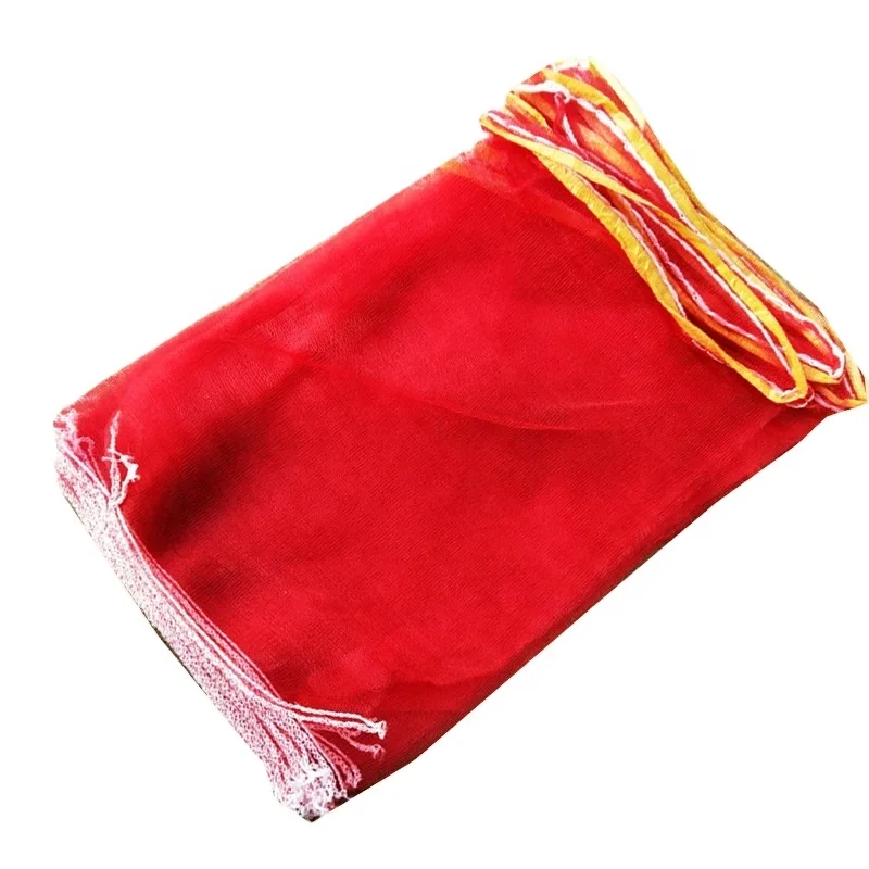 Reusable Mesh Fruit Bags Plastic Red Potato Net Bag for Onion