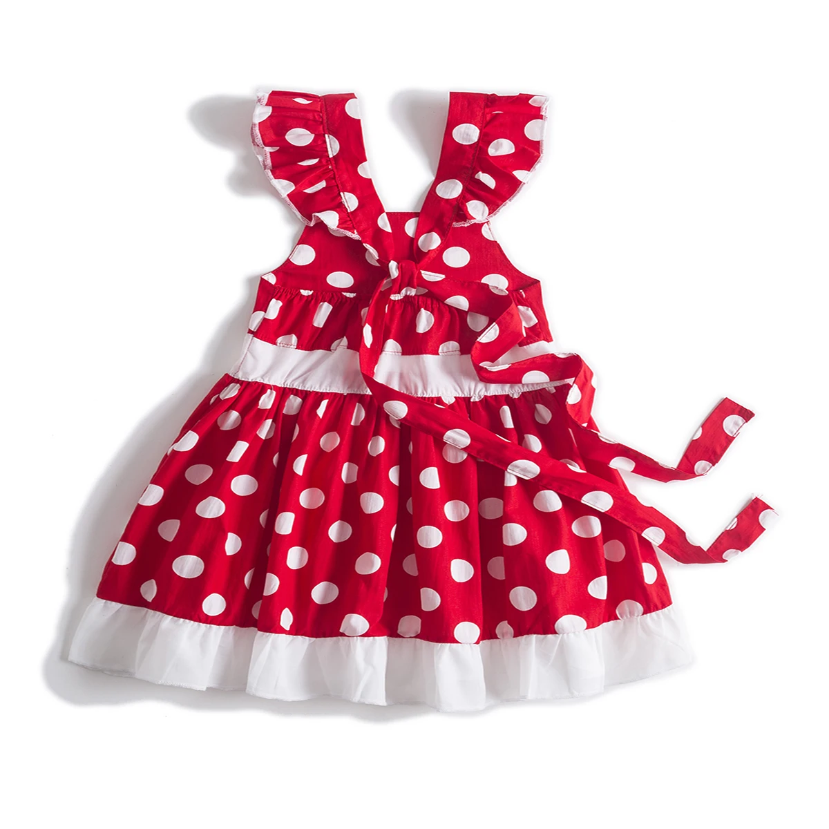 Princess dresses for girls 5 to 10 years Polka dots costume  Mickey Mickey Minnie   Doll Key Rings