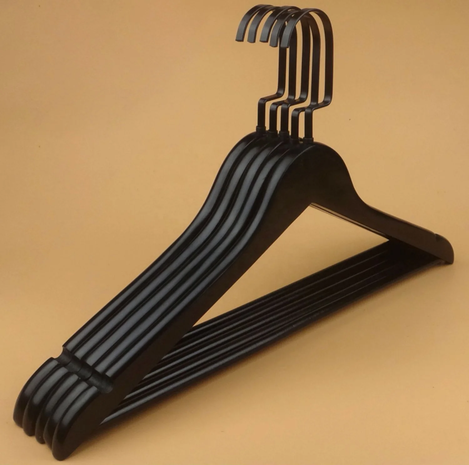 wooden hangers for clothes Factory sales with metal hook