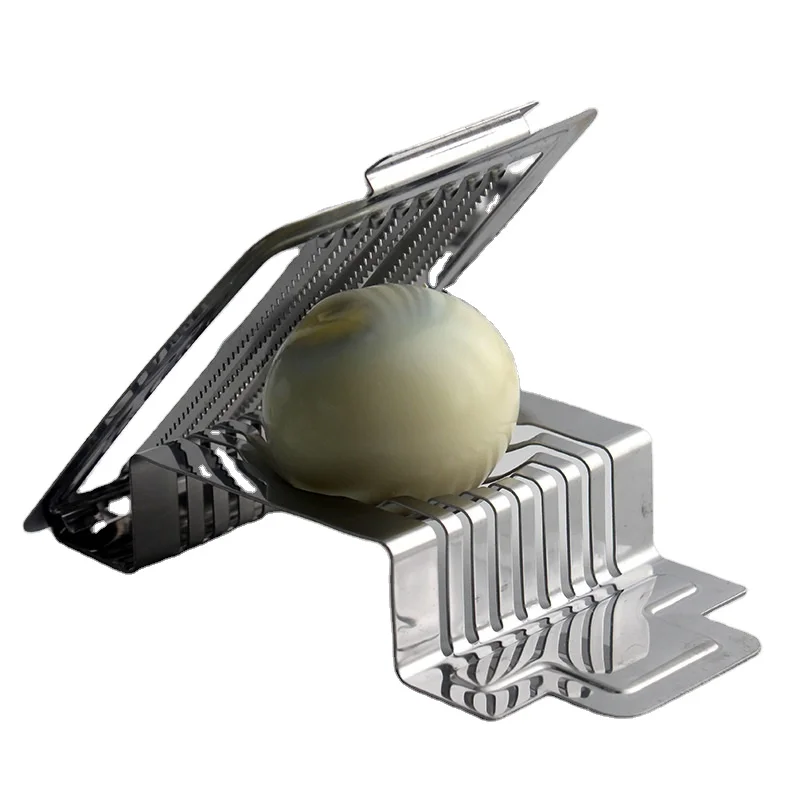 Stainless Steel Kitchen Handheld Metal Egg  Tray Cutter Wire Egg Slicer Parts For Hard Boiled Egg Divider Tools