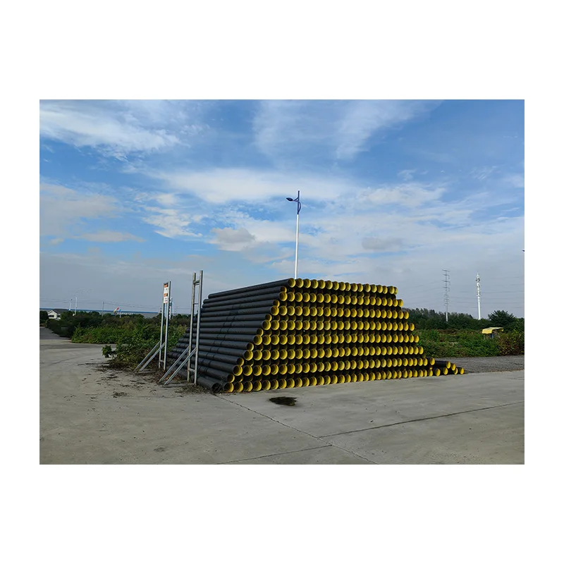 Hdpe Двухстенная гофрированная труба пластиковая крупнокалиберная Черная усиленная стальная полоса