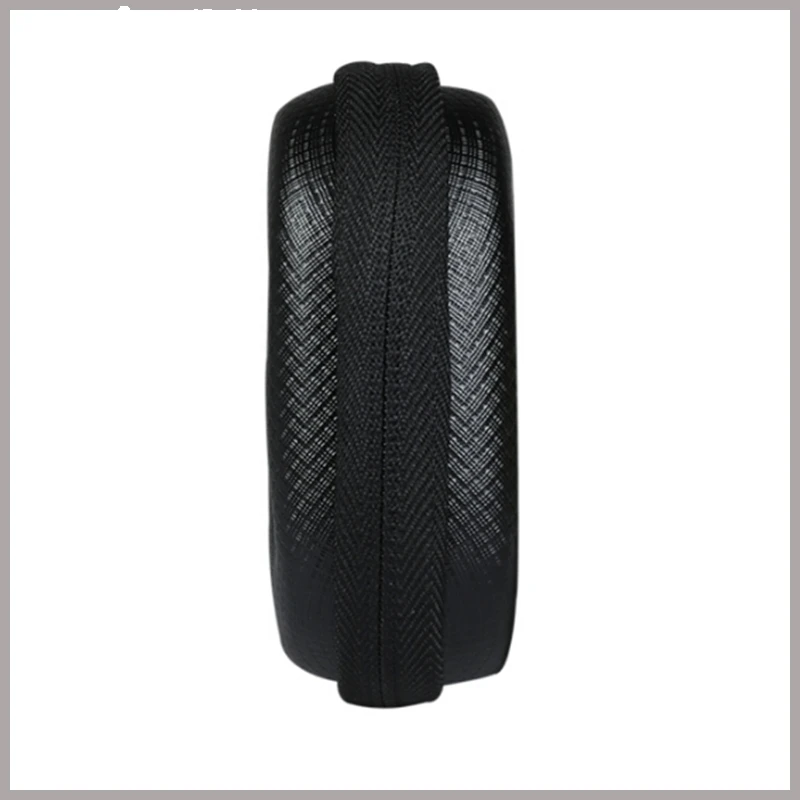 BUBM Small Cute Black EVA Hard Travel Carrying Earphone Zipper Case for USB Stick Earbuds Cable Cord Phone Adapter Charger