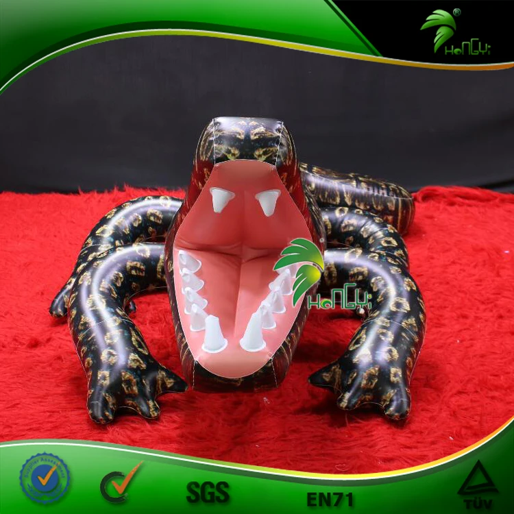 Realistic Inflatable Crocodile Inflatable Alligator Wild Animal Air Model Amusement Park Display