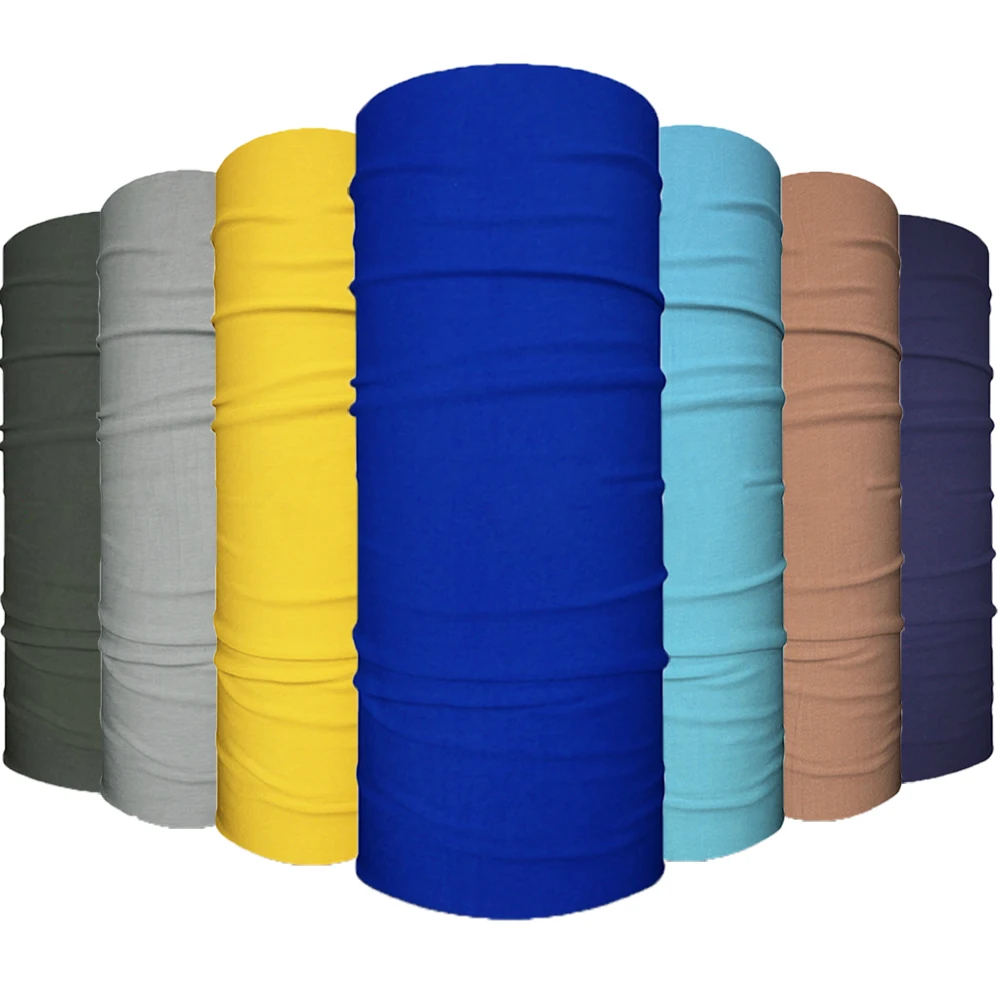 Wholesale Headwear Multifunction Cycling Neck Gaiter Seamless Tube Polyester Custom Bandana Face Scarf