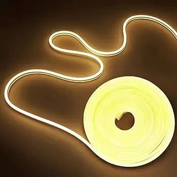 Customized 5m Warm White Neon Flex LED Strip 2020 IP68 DC24V Silicone Body Colorful Light for Outdoor Use Ra90 IP68