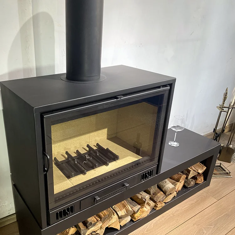 Wooden Home Multi Fuel Heating Flammable Multifunctional Smokeless Steel Fire Cook Coal Burning Fireplace Wood Stove Indoor