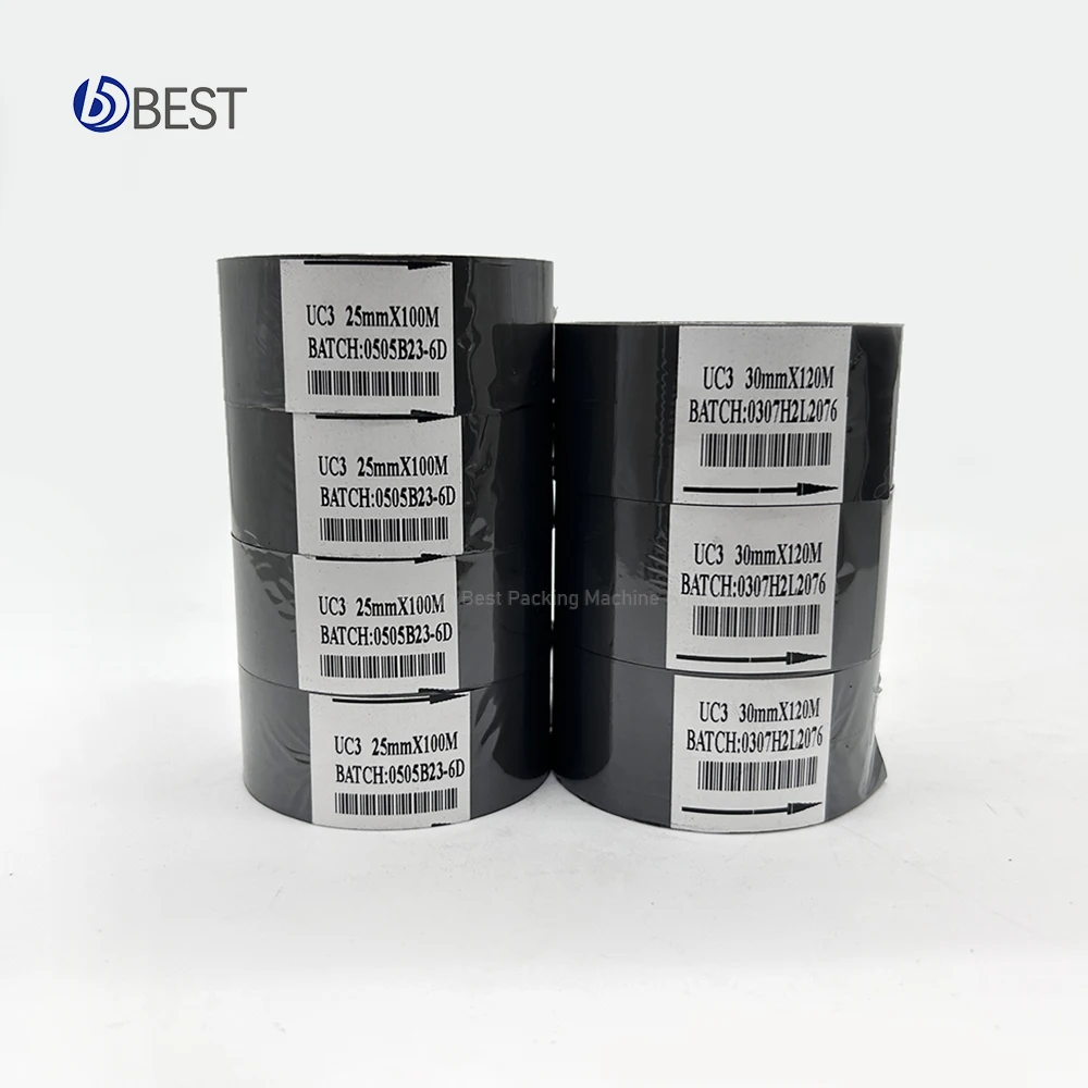hot stamping foil date code ribbon date print Dy-8 ribbon/Black 35mm Width Ribbon for Date Coder Hot Stamp Coder