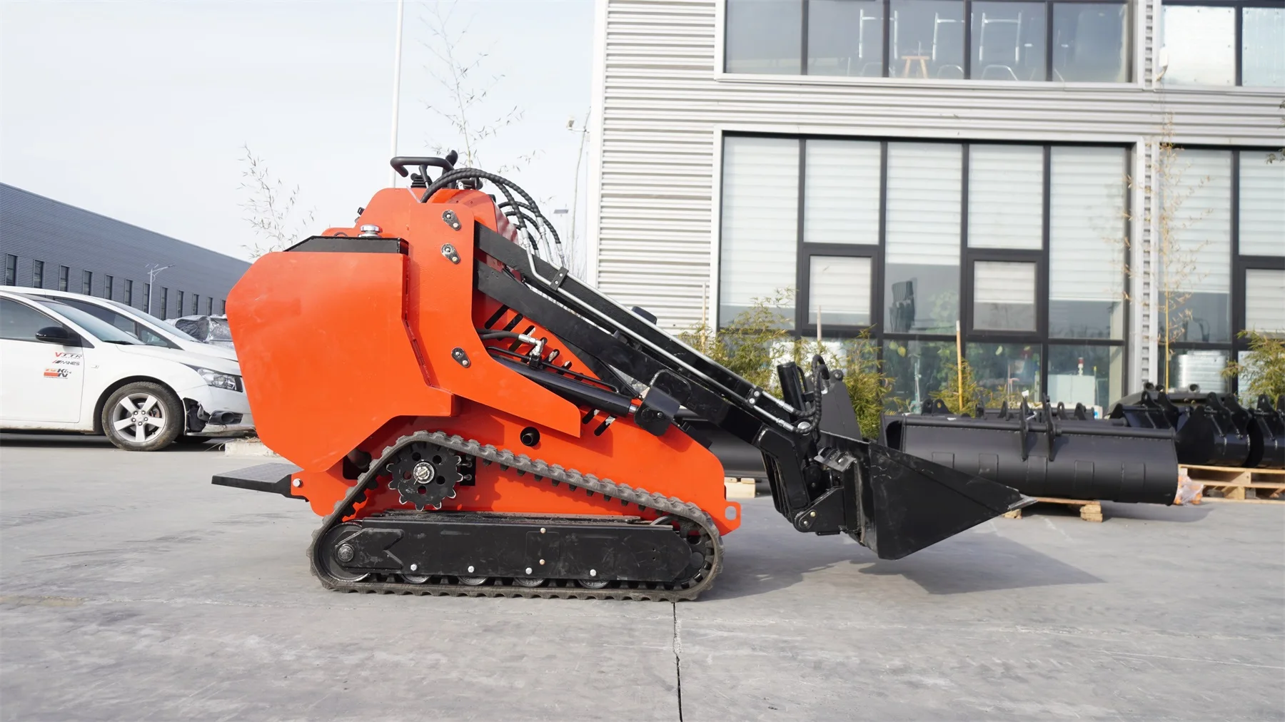 EPA EURO 5 Hightop HT530 14kw diesel engine diesel Three-cylinder engine Customized Tracked Mini Skid Steer Loader
