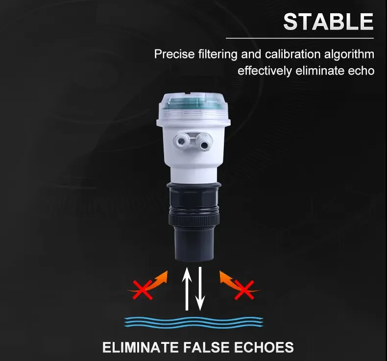 Ultrasonic water level gauge flow meter  ultrasonic level sensor rs485