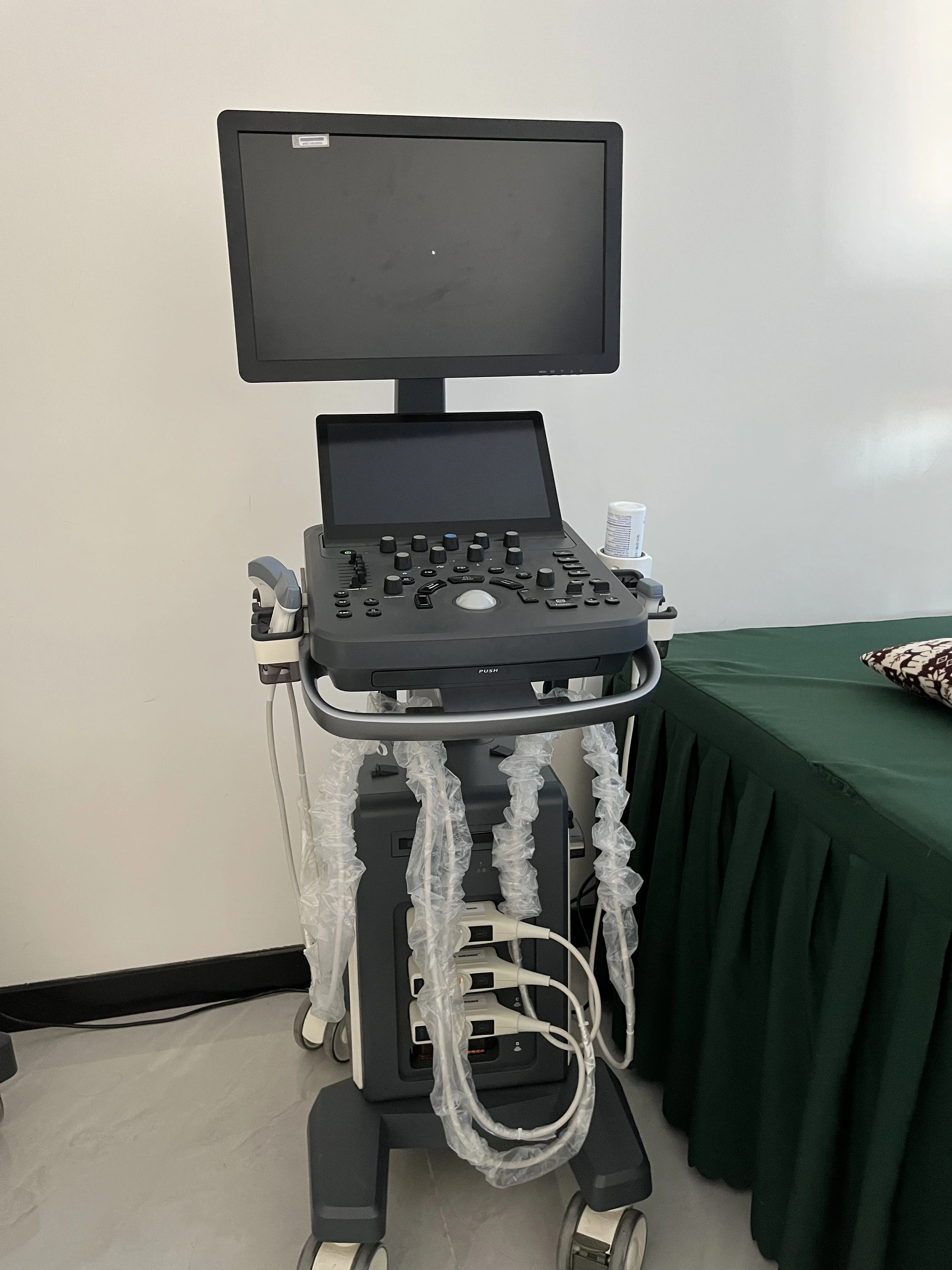LTUB72 Medical Instruments 3D/4D Usg Machine 19 Inch Lcd Monitor Trolley Color Doppler Ultrasound