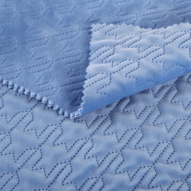 
Quilted laminated padded fabric Nonwoven Batting Interlining Quilted Fabric Embroidery Fabric for Apparel Manufacturing 