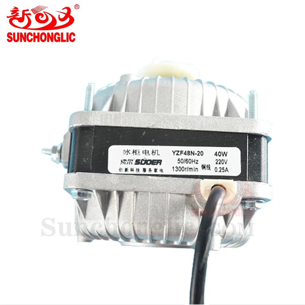 Sunchonglic freezer parts 40w copper coil 220v ac single phase freezer refrigerator motor