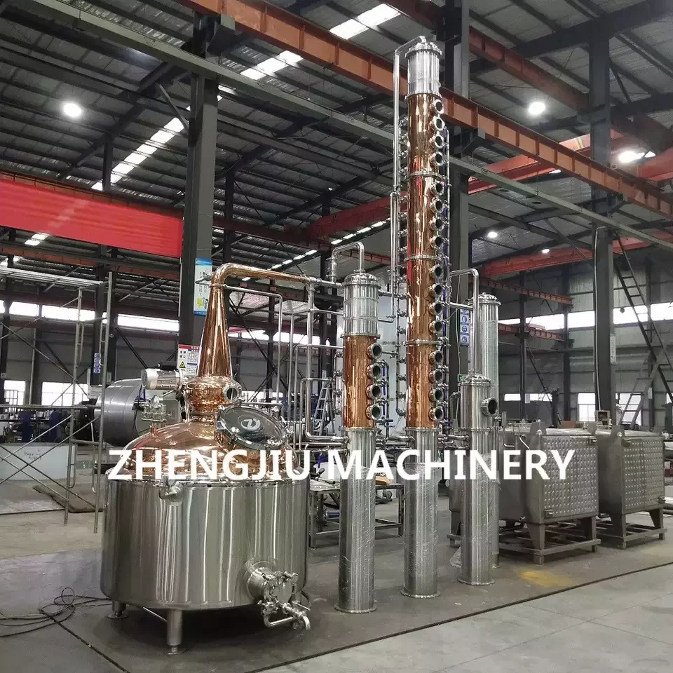 ZJ Alcohol Still Rum Whisky Brandy Liquor Wine Distillery Vodka Making Machine 1000L