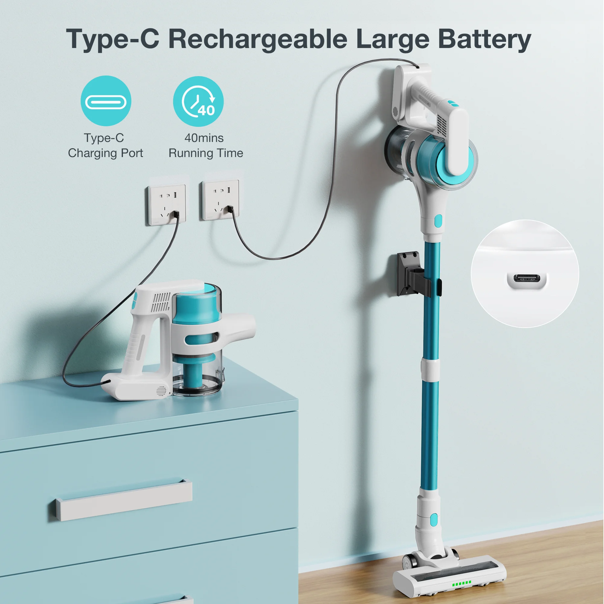 Moosoo S6Mate Vacuum Cleaner Parts Motors For Vacuum Cleaners Mi Vacuum Cleaner With High Power