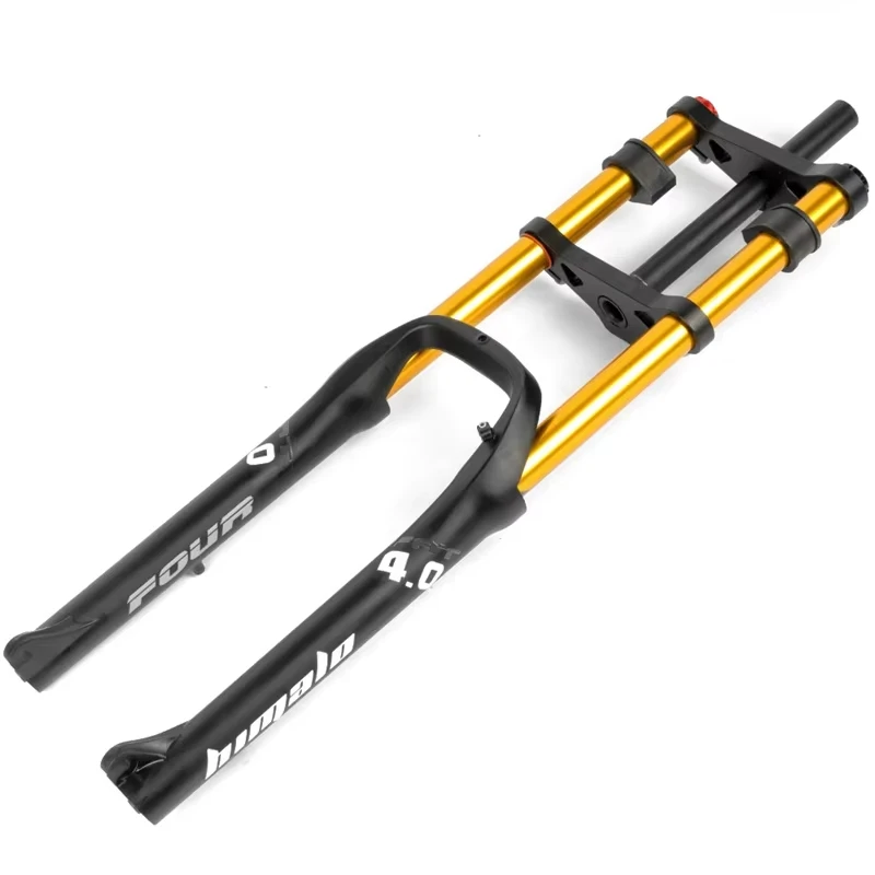 26inch 135mm Double Shoulder Fat Fork Rebound Adjustment 26*4.0 Moutain Bike Fat Air Fork