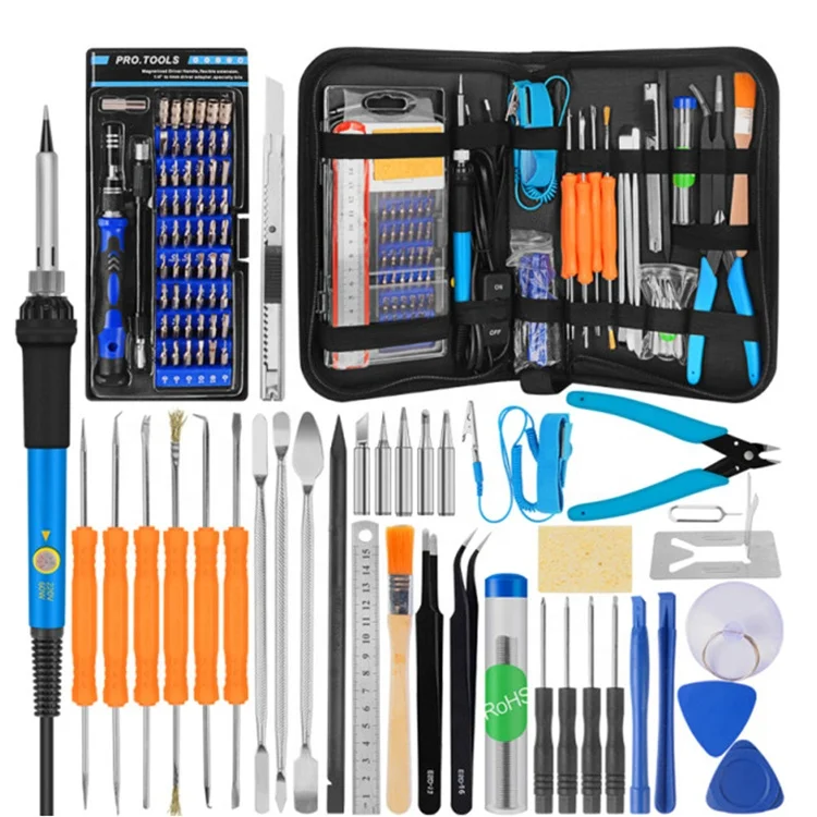 Skyasia 60W Electric Soldering Irons Gun Havya Tool Set Soldering Kit Equipo Soldering Iron Kit
