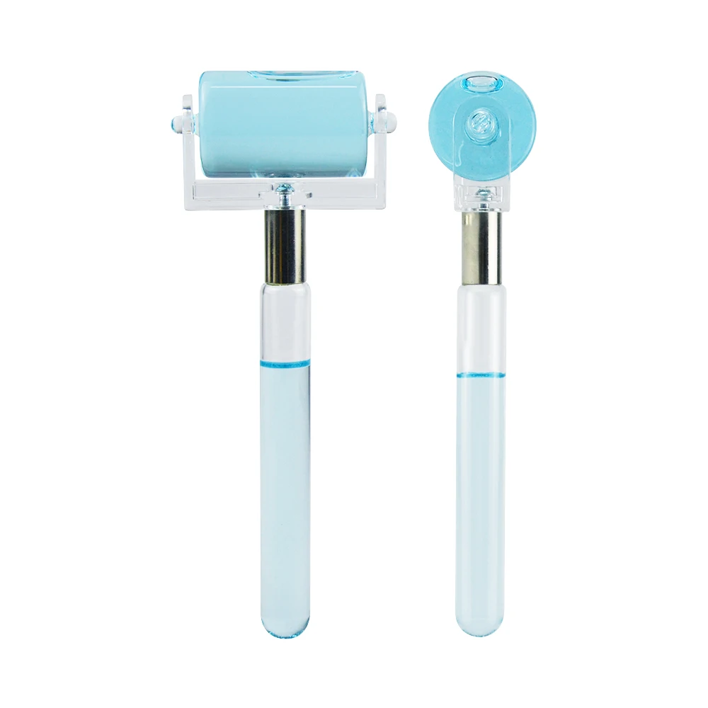 Beauty Facial Massage Equipment Glass Gel Ice Face & Neck Lifting Roller for Enhanced Skin Rejuvenation