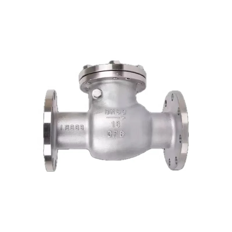 ASME 300LB SS304/316 High Temp Flanged Swing Check Valve, ANSI 150LB, JIS 10K, 1.6MPA